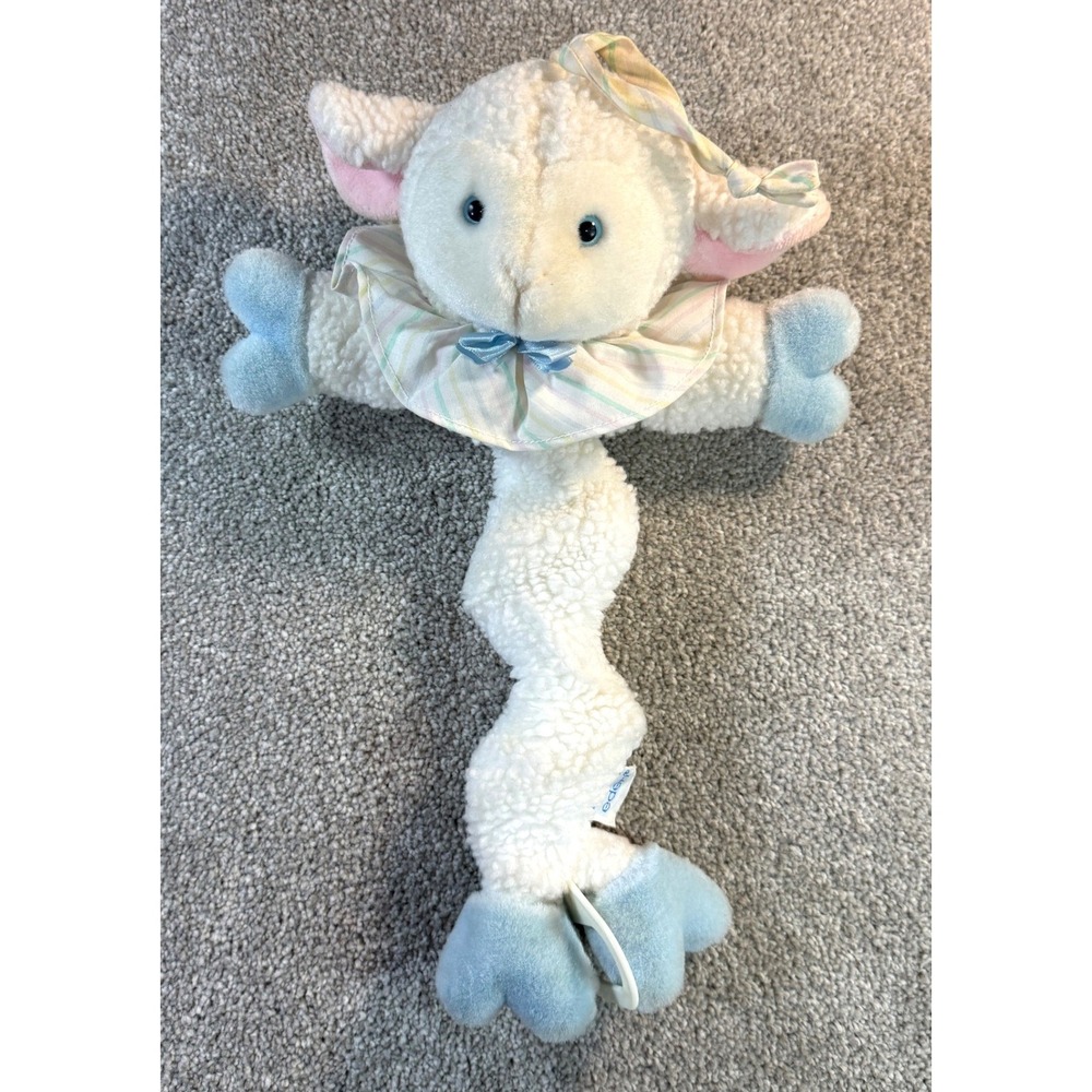 Eden Toys Vintage Lamb Plush with Mary Had a Little Lamb tune